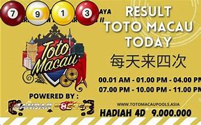 4D Toto Macau Buka Jam Berapa